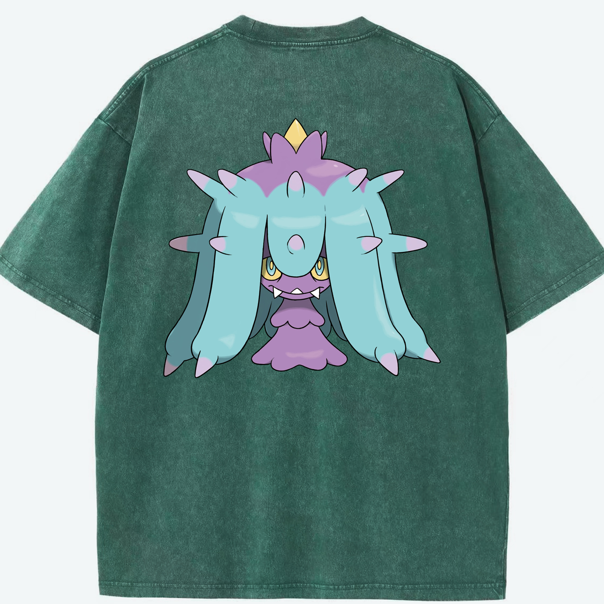 （画像用） ポケットモンスター Pokémon 綿100% ヴィンテージ風 半袖Tシャツ（背面プリント）